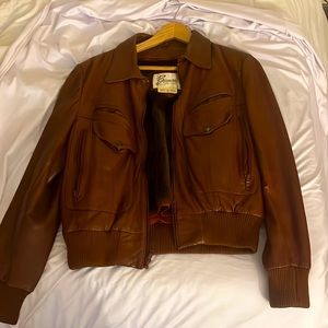 A benman’s Brown leather jacket